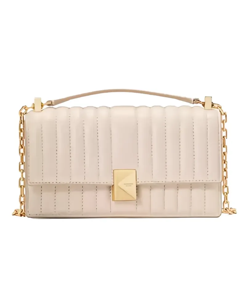 Kate Spade mini Deco quilted chain crossbody bag - Nude Nude