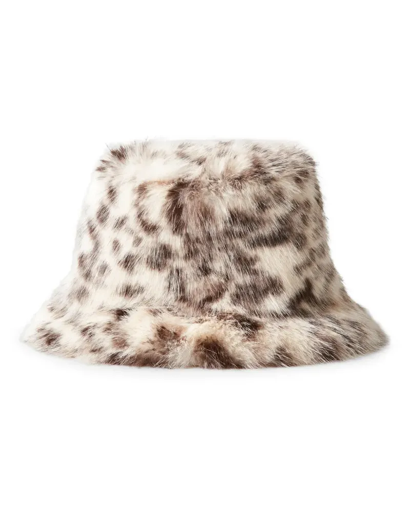 Claudie Pierlot Fischerhut mit Leoparden-Print - Nude Nude