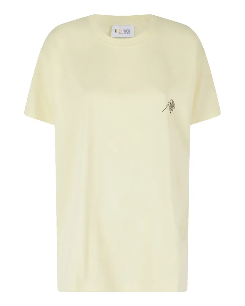 ATTICO cotton T-shirt - Nude Nude