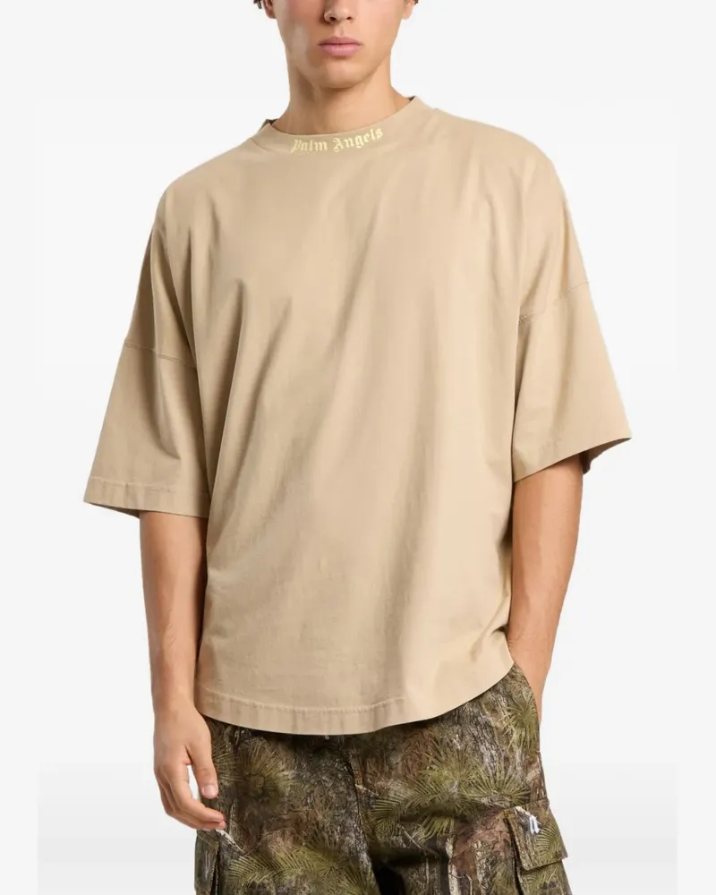 Palm Angels T-Shirt im Oversized-Look - Nude Nude