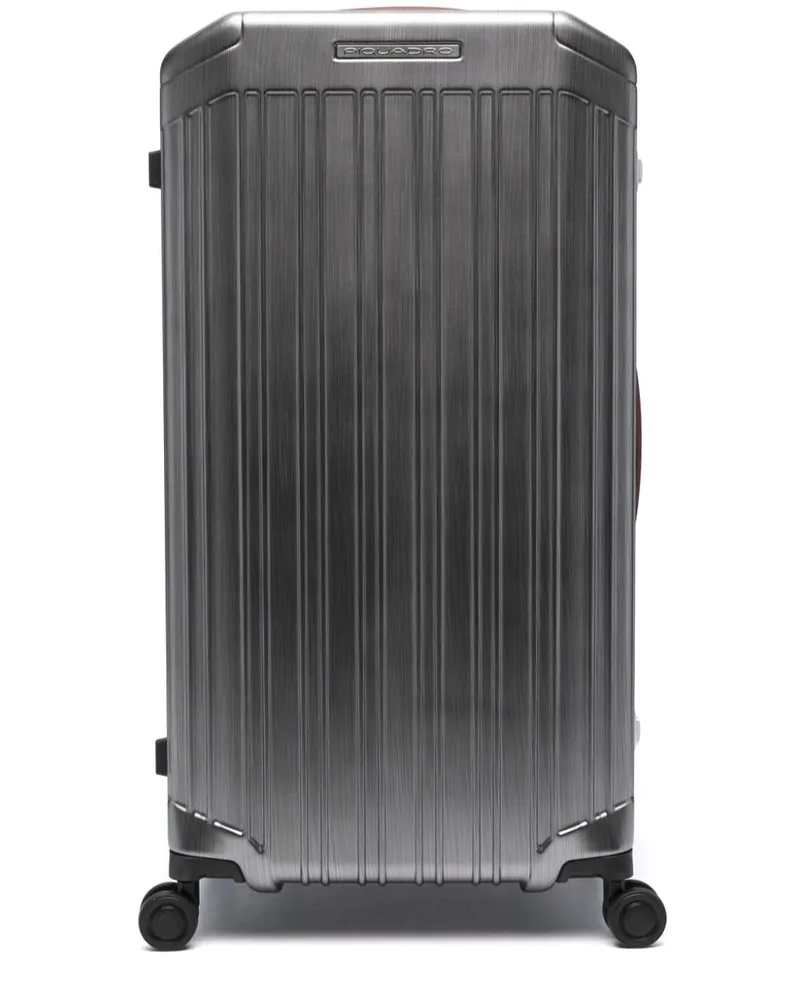 Piquadro Hardside Koffer mit Logo - Grau Grau