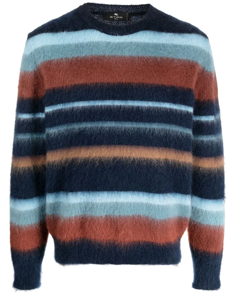 Etro Gestreifter Pullover - Blau Blau