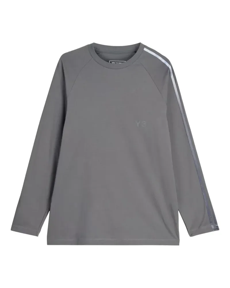 Y-3 T-Shirt mit Raglanärmeln - Grau Grau