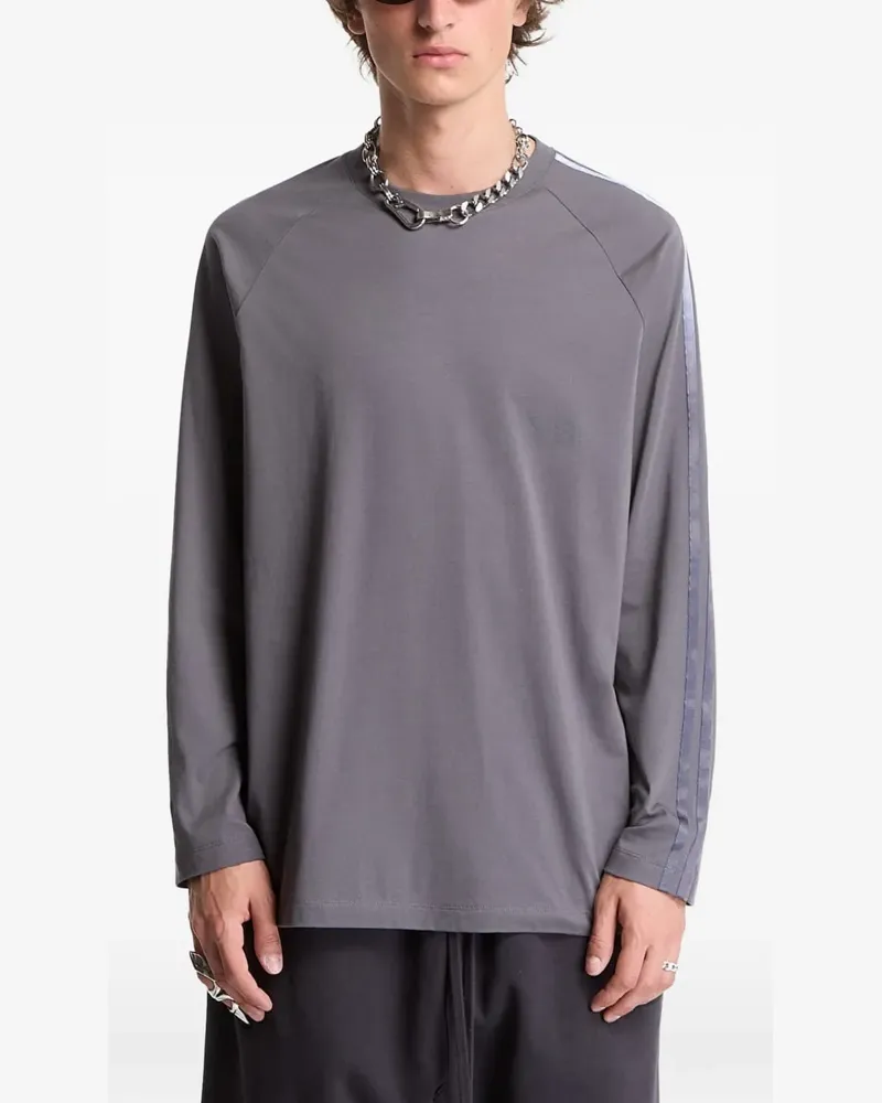 Y-3 raglan-sleeve T-shirt - Grau Grau