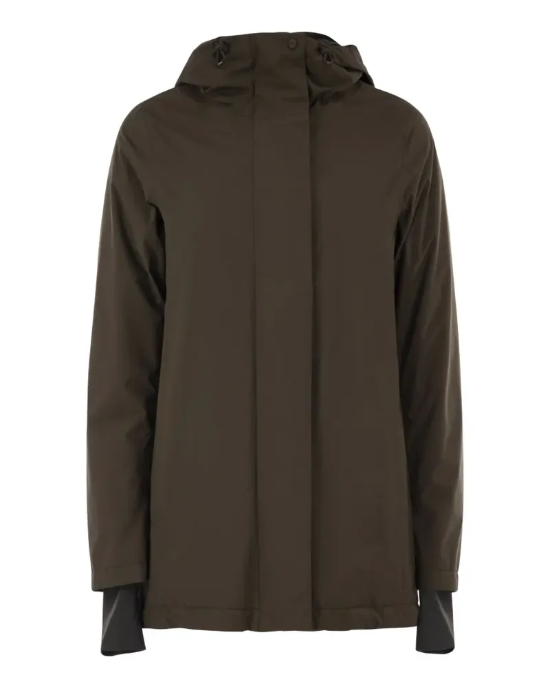 Herno A-Form 2Layers Kapuzenjacke - Braun Braun