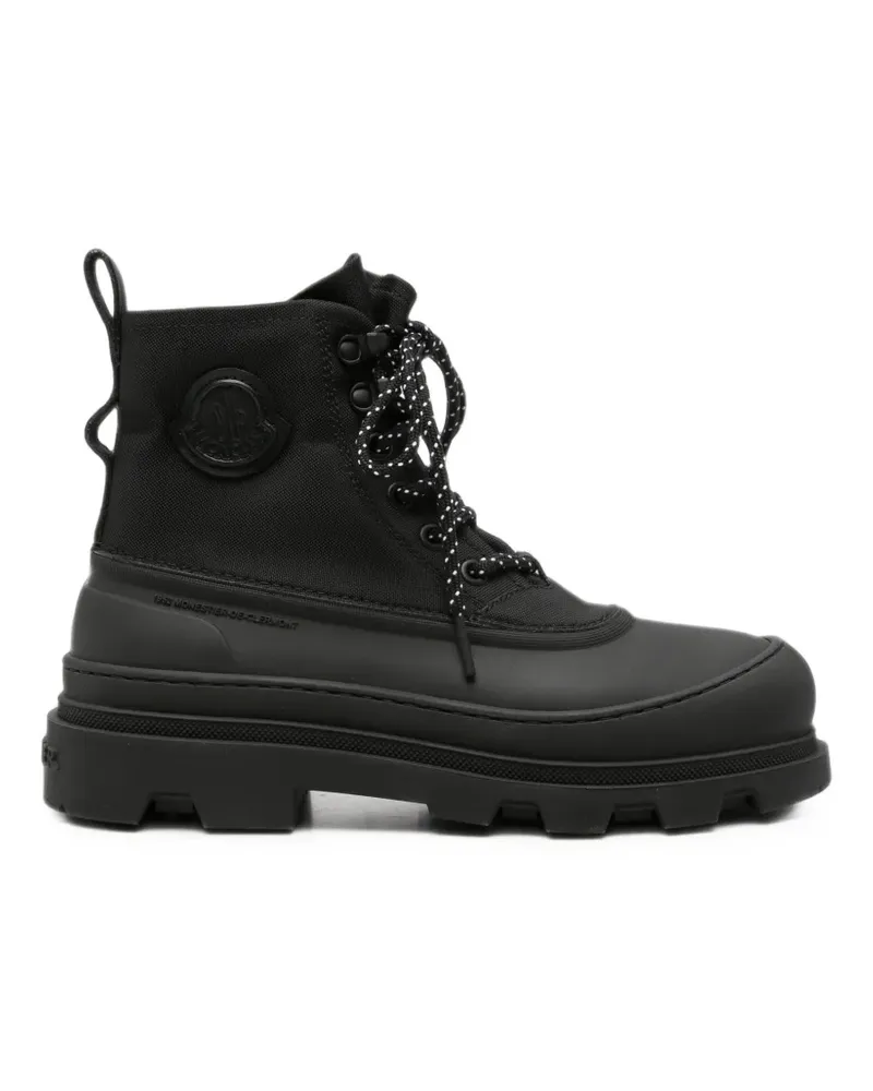 Moncler Vera Schnürstiefel - Schwarz Schwarz
