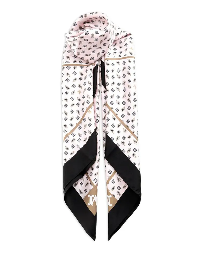 Max Mara paisley-print silk scarf - Rosa Rosa
