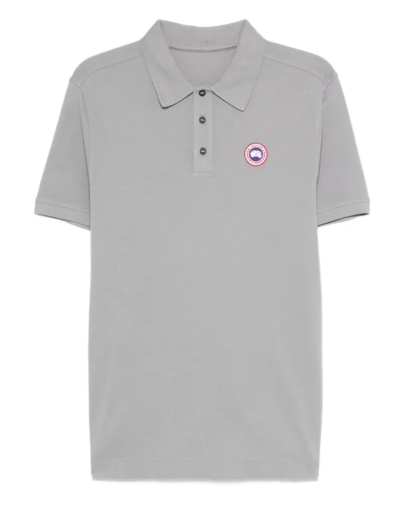 Canada Goose Beckley Poloshirt mit Logo-Patch - Grau Grau