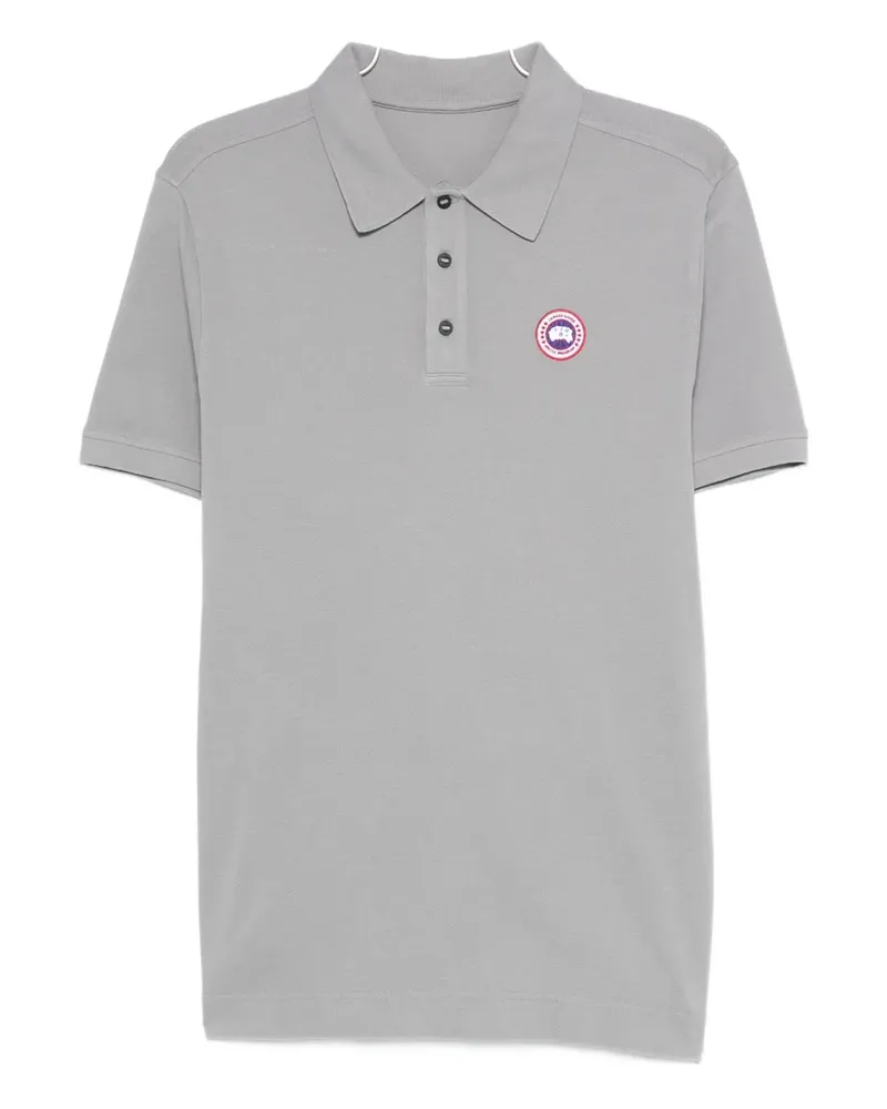 Canada Goose Beckley Poloshirt mit Logo-Patch - Grau Grau