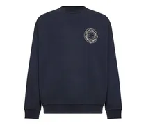 Sweatshirt mit Kompass-Logo - Blau