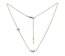 Saskia Rotgoldvermeil-Halskette mit Perlen