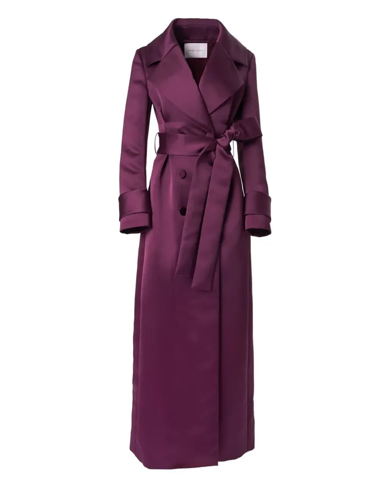 Carolina Herrera New York Trenchcoat mit Gürtel - Violett Violett