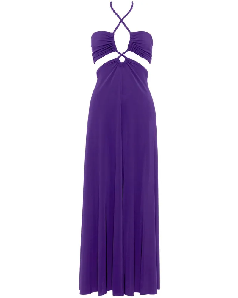 Eres Tina Neckholder-Maxikleid - Violett Violett