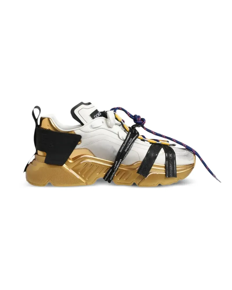 Dolce & Gabbana Daymaster Sneakers mit Logo - Weiß Weiß