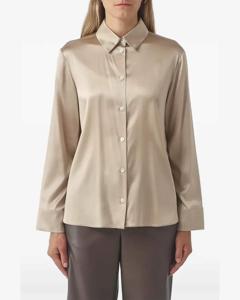 Max Mara Klassisches Hemd - Nude Nude