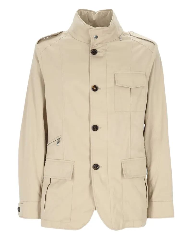 MOORER Jacke mit Klappentasche - Nude Nude