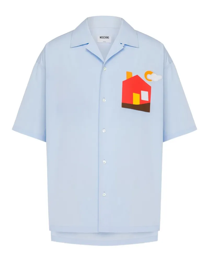 Moschino Klassisches Hemd - Blau Blau