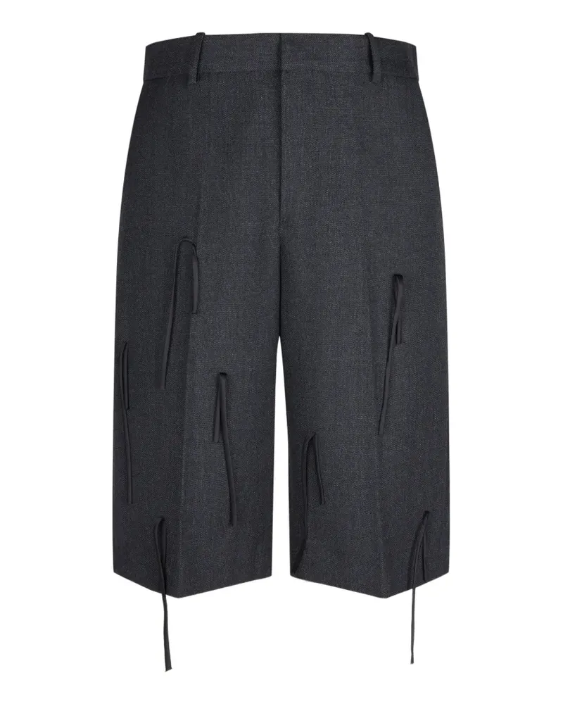 JNBY Shorts in A-Linie mit Fransen - Grau Grau