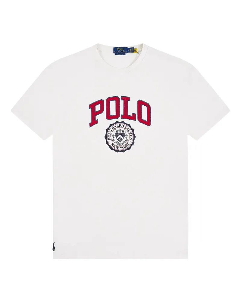 Ralph Lauren T-Shirt mit Logo-Print - Weiß Weiß