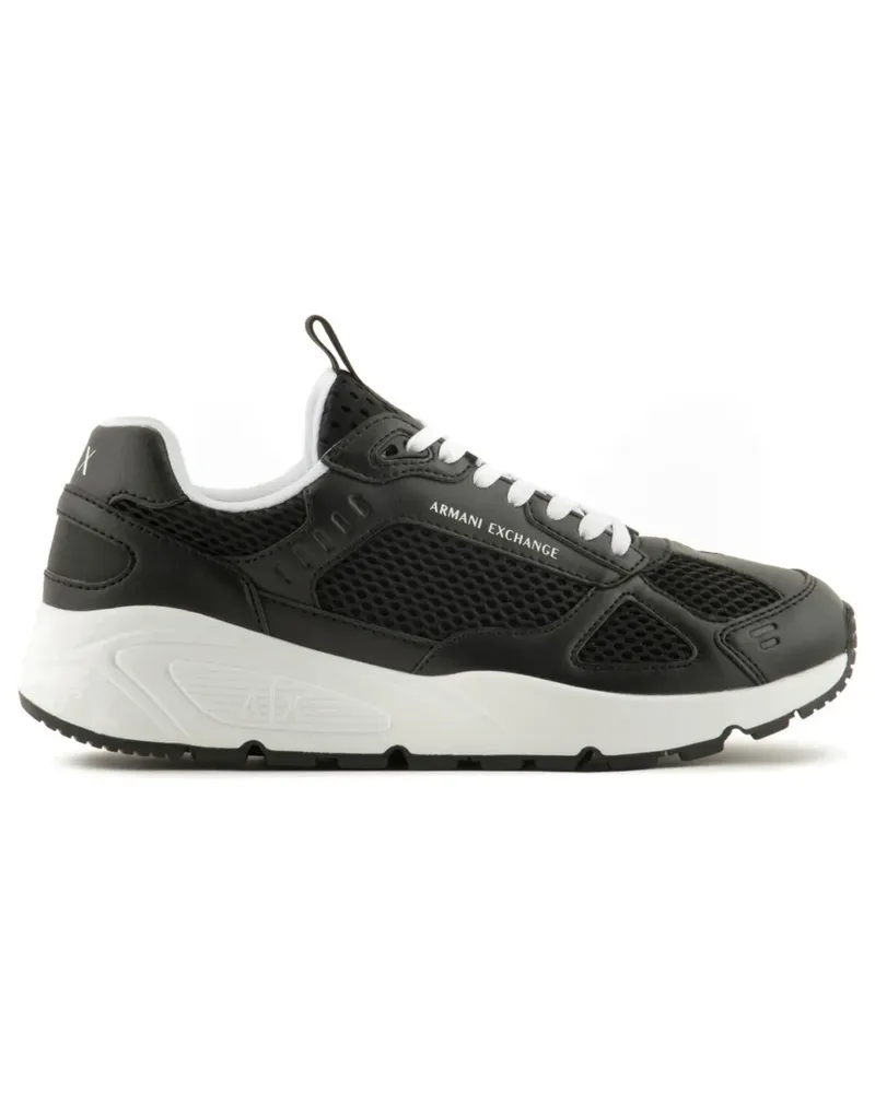 Armani Exchange Sneakers mit dicker Sohle - Schwarz Schwarz