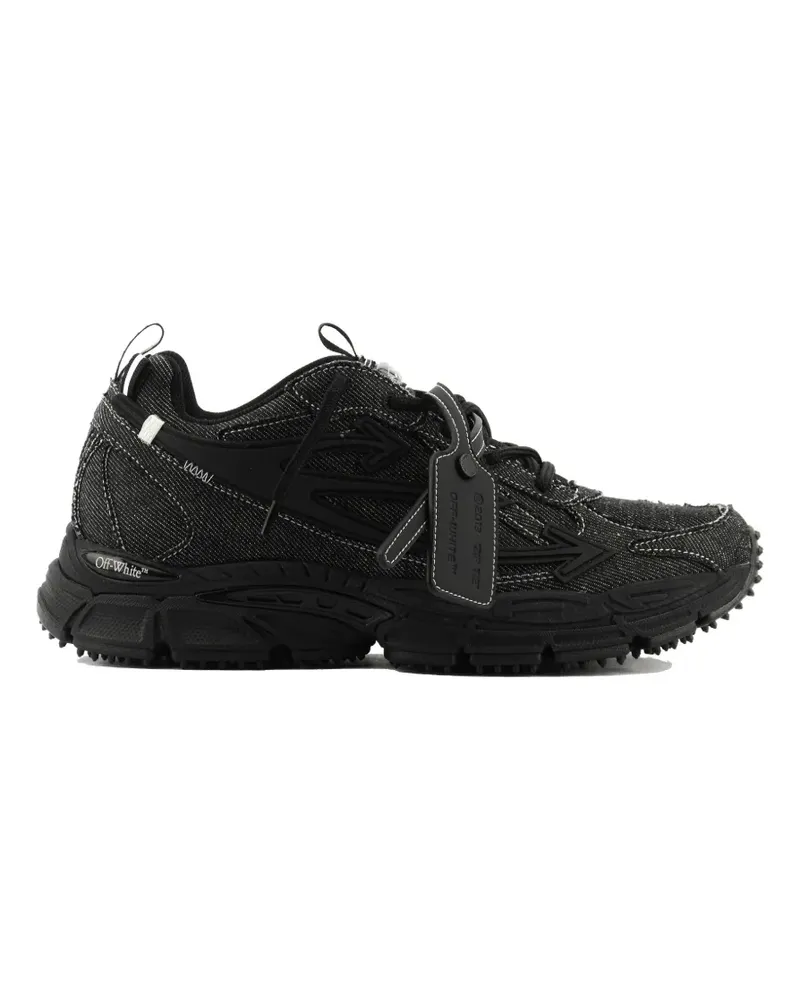 OFF-WHITE Be Right Back Sneakers aus Denim - Schwarz Schwarz