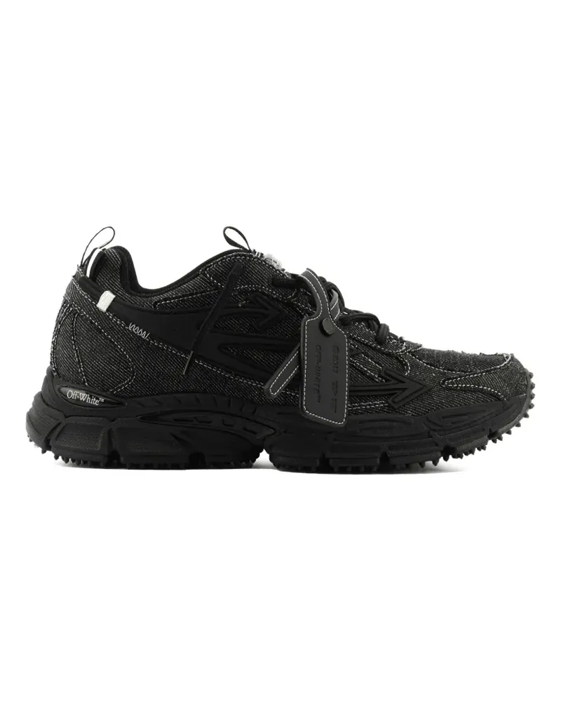 OFF-WHITE Be Right Back Sneakers aus Denim - Schwarz Schwarz