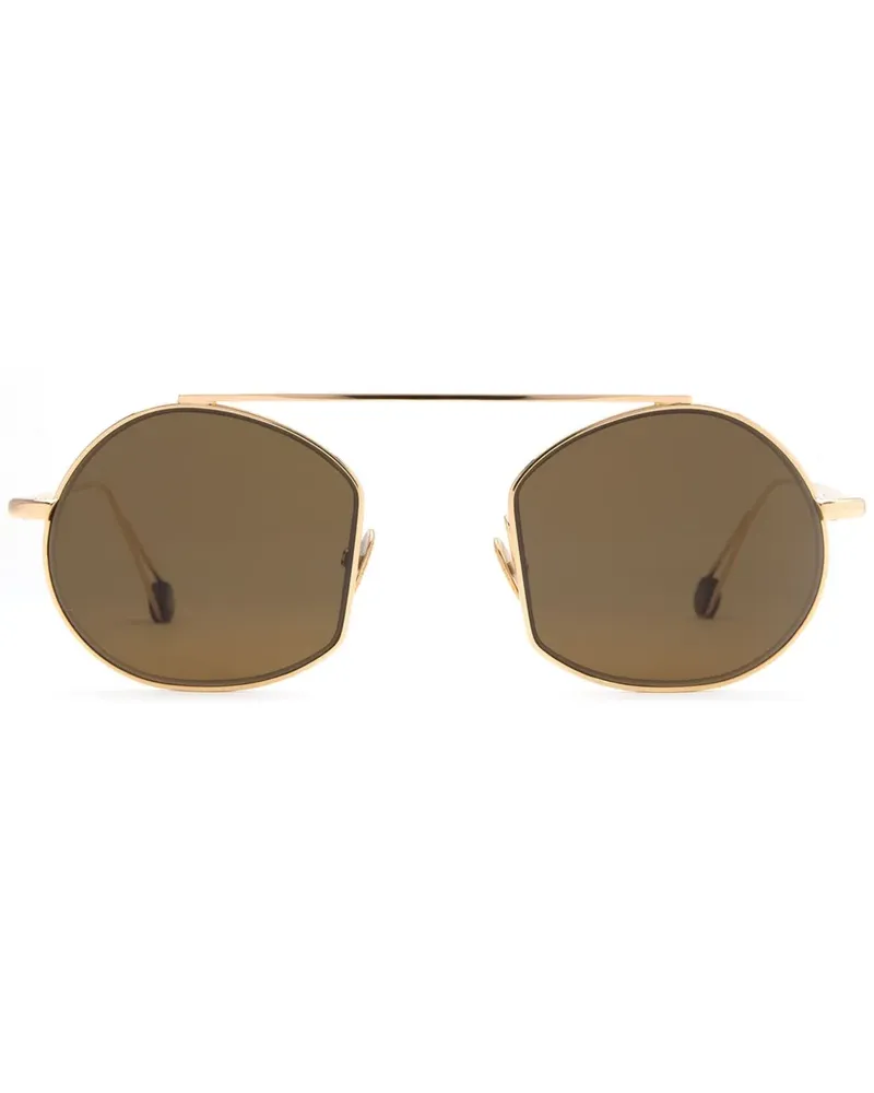 AHLEM Sonnenbrille in Metallic-Optik - Gold Gold