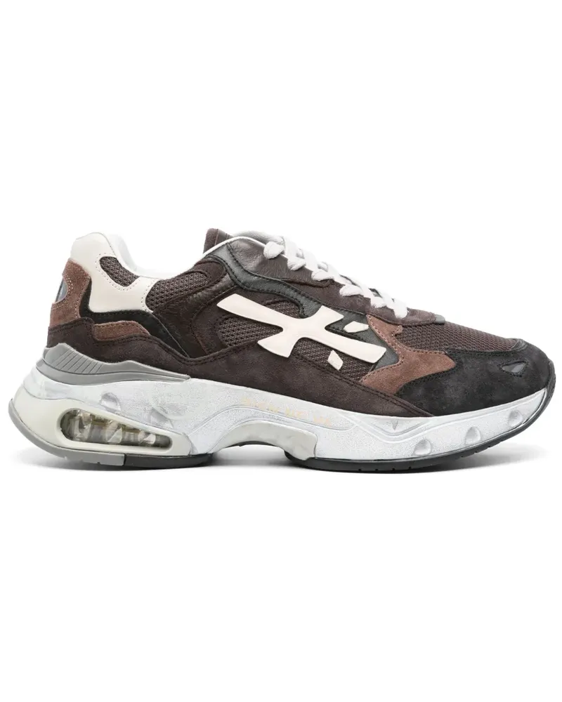 Premiata Sharky Sneakers mit Einsätzen - Braun Braun