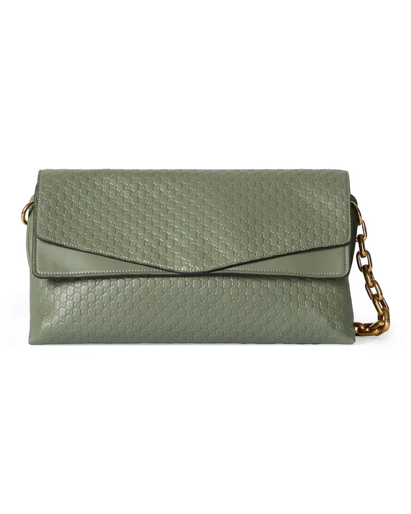 Gucci Schultertasche mit Kettenriemen - Grün Grün