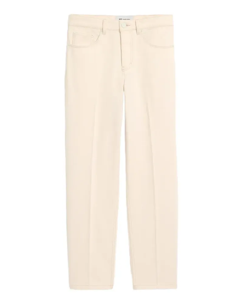 AMI Paris Weiße Jeans mit Pariser Schnitt - Nude Nude