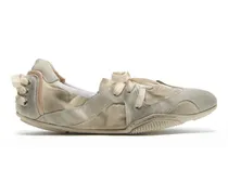 Sneakers mit Schnürung - Grau