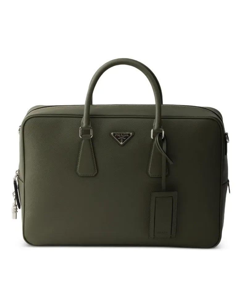 Prada Saffiano leather work bag - Grün Grün