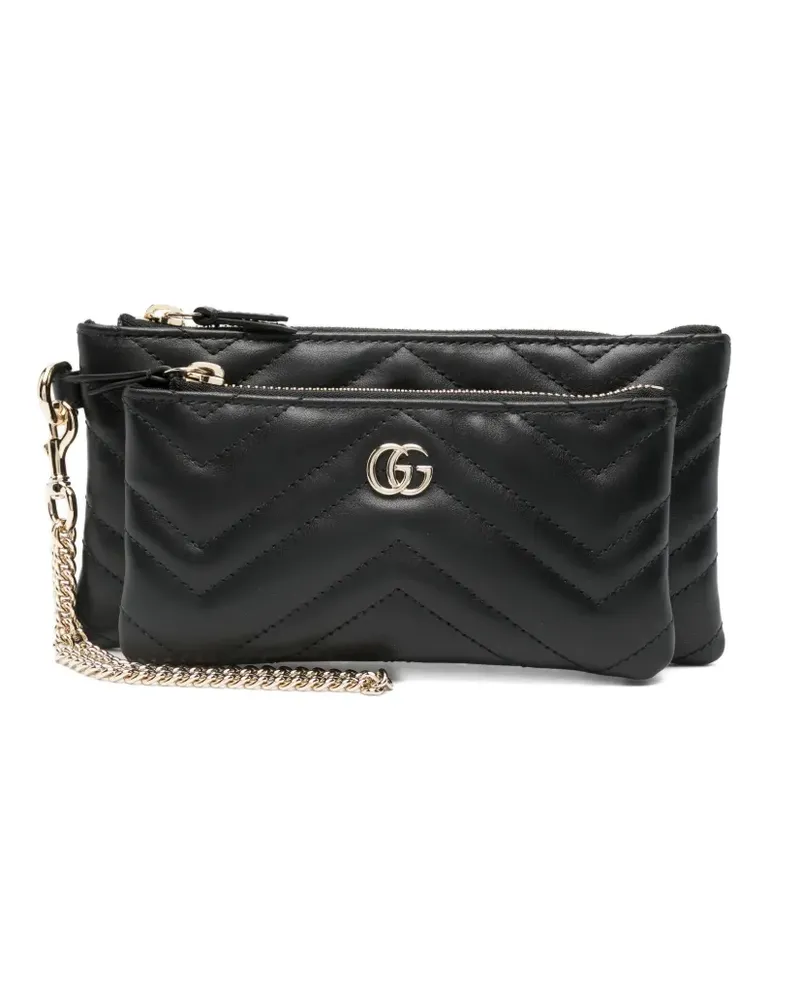 Gucci Gesteppte Clutch - Schwarz Schwarz