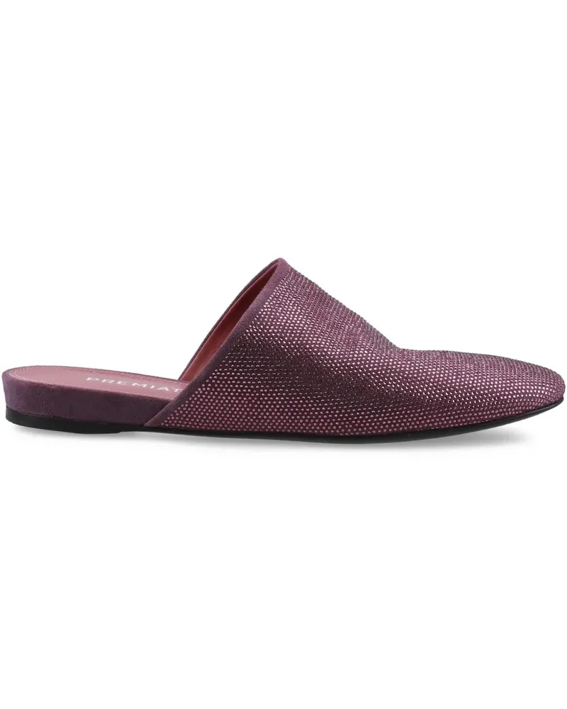 Premiata Mules mit Strass - Rot Rot