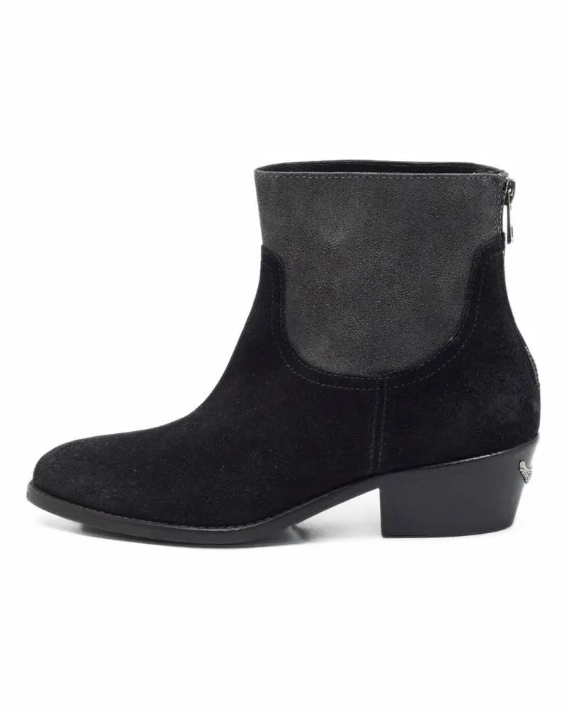 Zadig & Voltaire Teddy suede ankle boots - Schwarz Schwarz