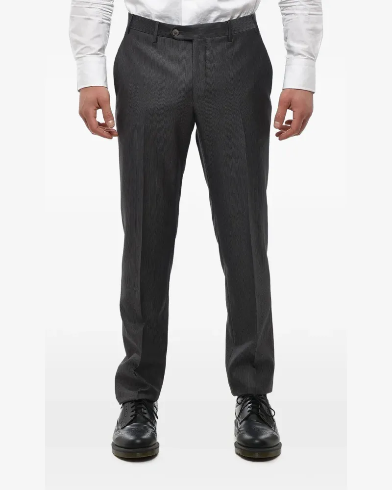 Corneliani Academy pinstripe-pattern trousers - Grau Grau