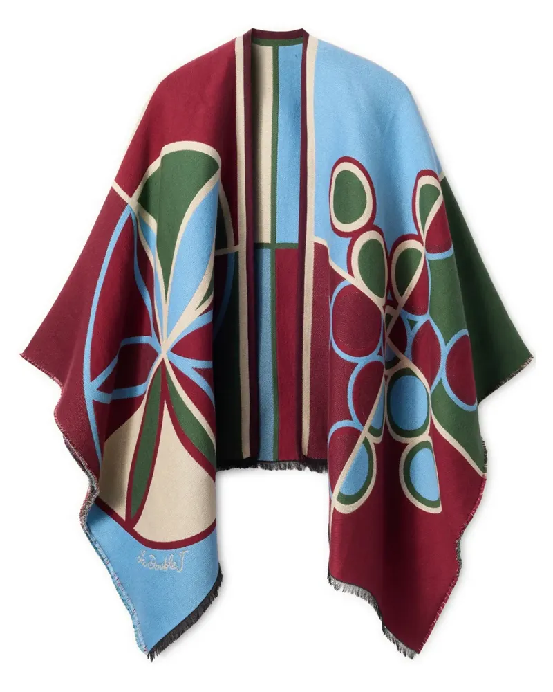 La DoubleJ Placée Poncho - Blau Blau