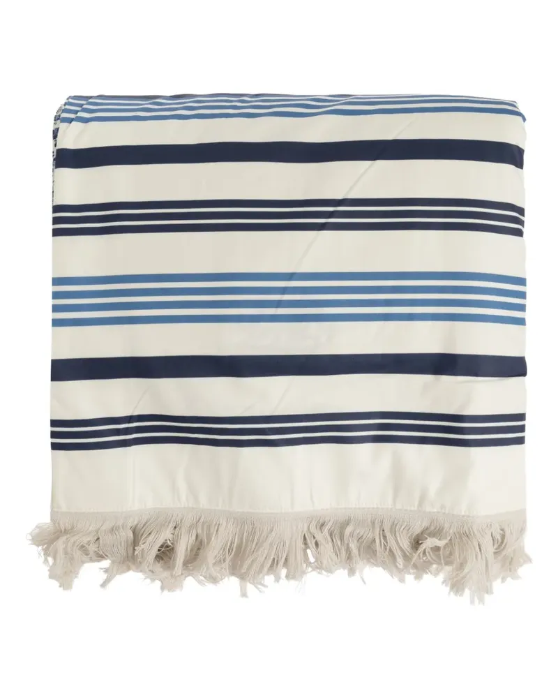 Etro Gestreiftes Strandtuch mit Fransen - Nude Nude