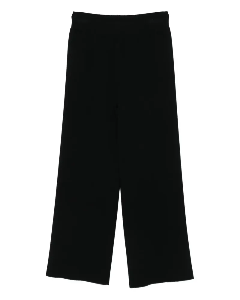 Alpha Studio wide-leg trousers - Schwarz Schwarz