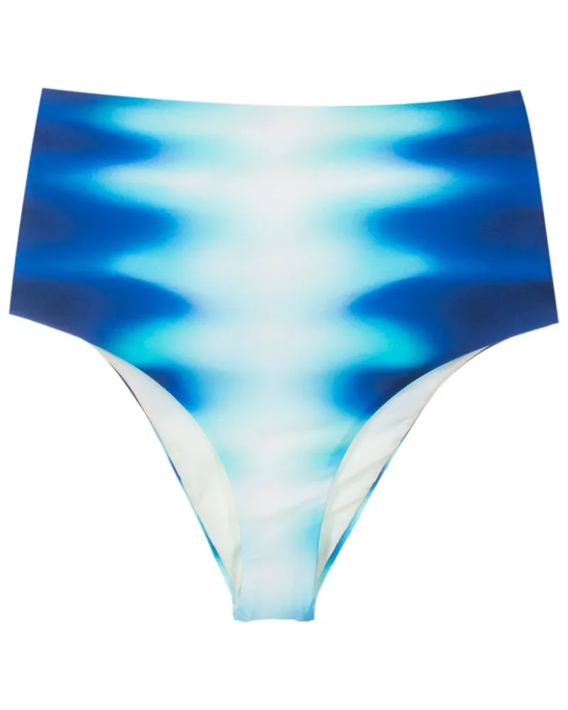Lenny Niemeyer Bikinihöschen mit abstraktem Print - Blau Blau