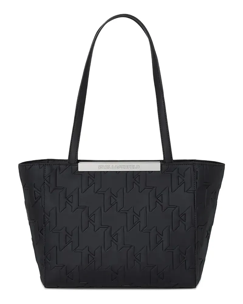 Karl Lagerfeld Gesteppte Tote Bag - Schwarz Schwarz