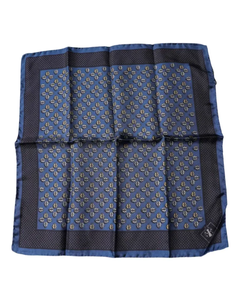 Dolce & Gabbana Einstecktuch mit Marienkäfer-Print - Blau Blau