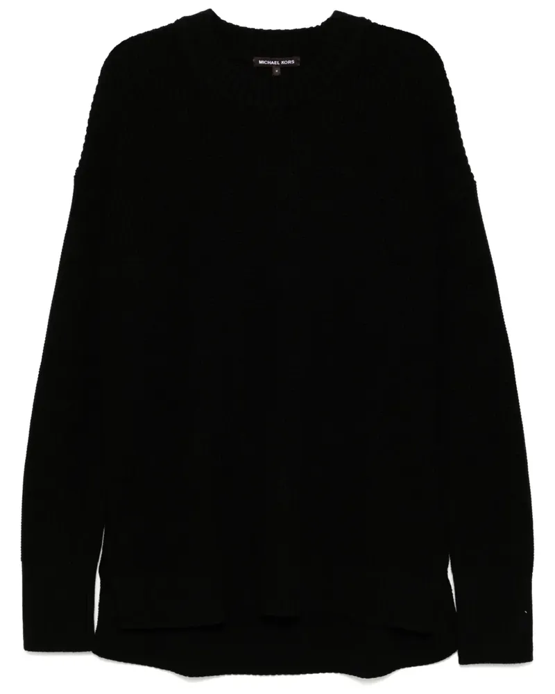 Michael Kors Pullover mit Rundhalsausschnitt - Schwarz Schwarz