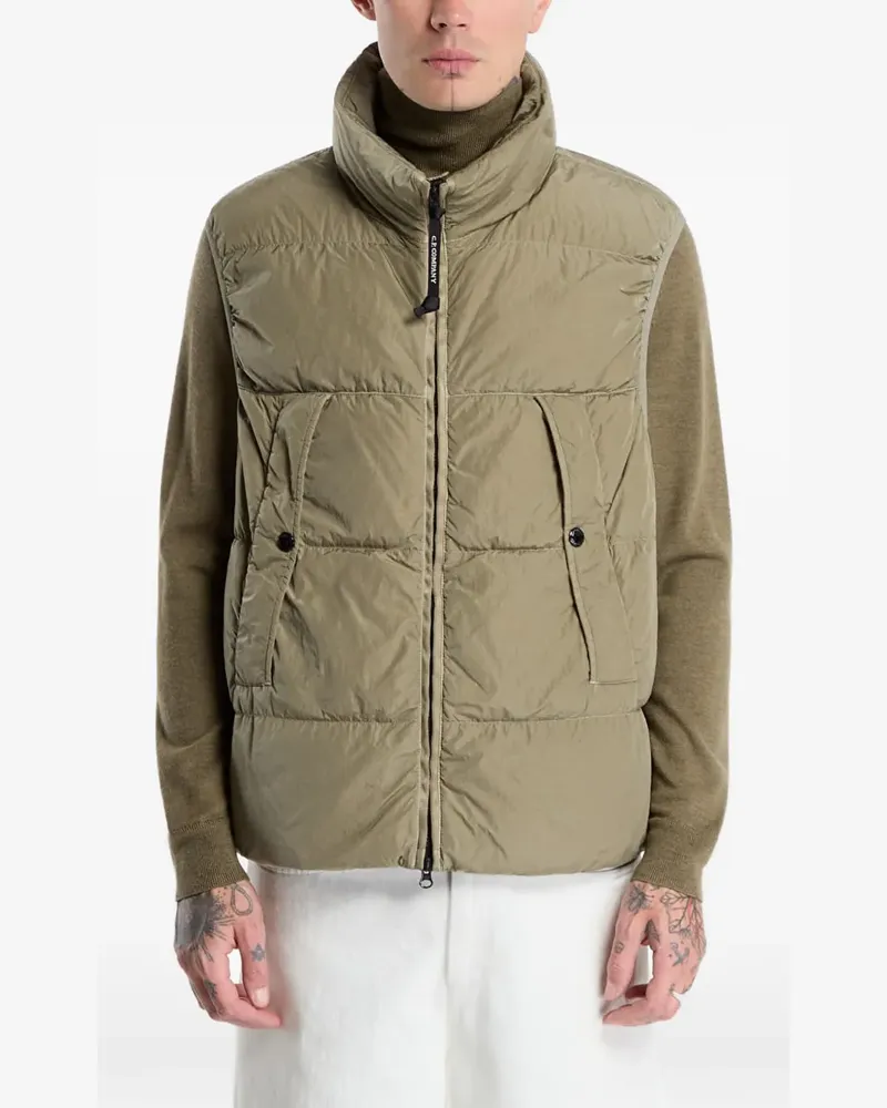 C.P. Company quilted high-neck vest - Grün Grün