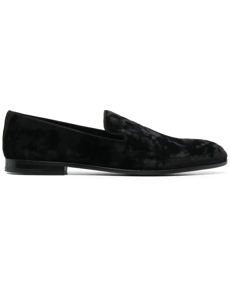 Dolce & Gabbana Flache Loafer - Schwarz Schwarz