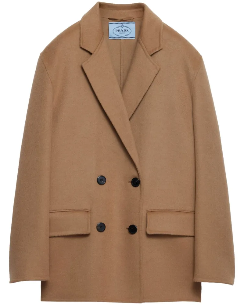 Prada Doppelreihiger Blazer - Braun Braun