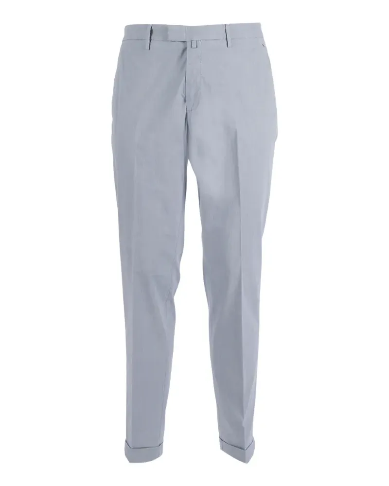 Briglia 1949 pressed-crease turn-up trousers - Blau Blau