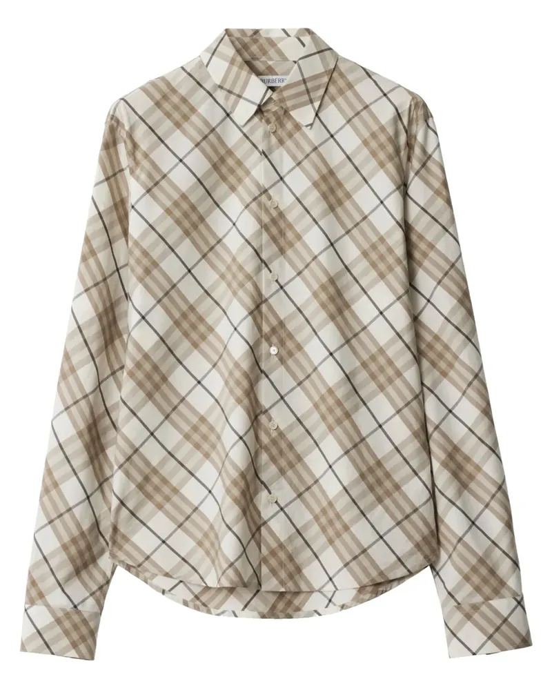 Burberry Check Hemd - Nude Nude