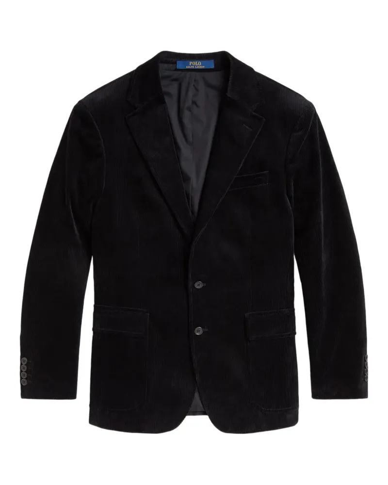 Ralph Lauren Cordjacke mit Polo Modern Fit - Schwarz Schwarz
