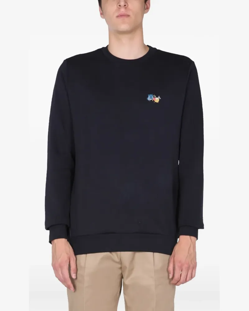 Paul Smith splatter print sweatshirt - Blau Blau
